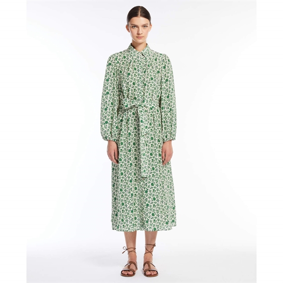 Weekend Max Mara Wales Kjole, Green Flower